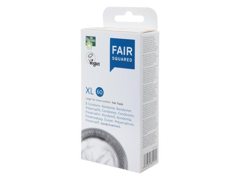 Fair Squared Kondome XL 60 8 Stück Fair Trade Präservative