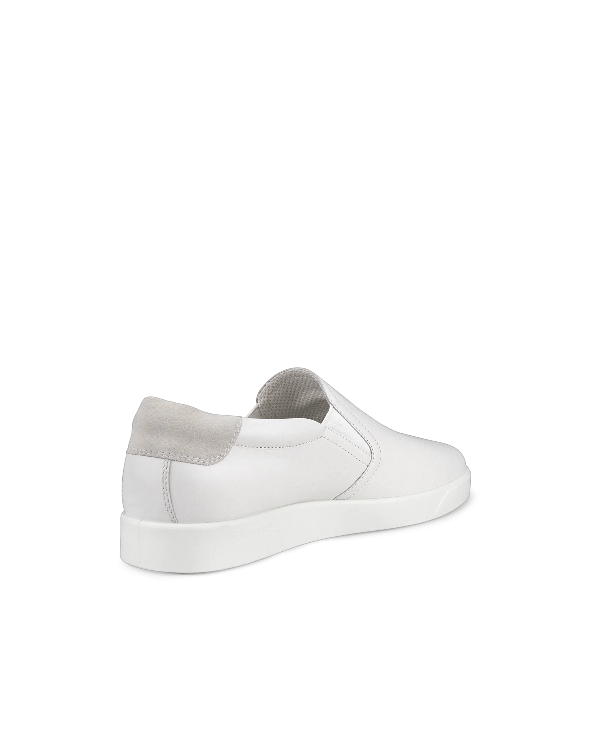 ECCO STREET LITE M Herren Slip-On-Sneaker aus Leder Weiß