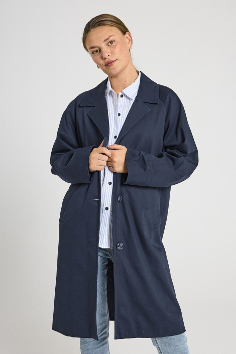Freequent blauwe dames jas