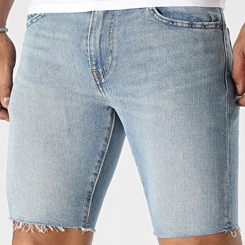 Short Jean 412 Bleu Denim
