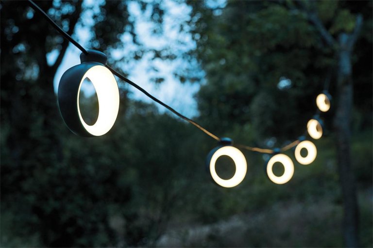 Fermob Hoopik lichtsnoer Acapulco Blue