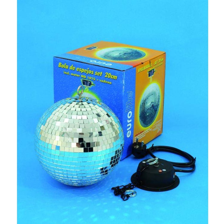 Eurolite spiegelbol 20 cm met MD-1015 motor