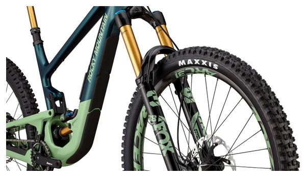 VTT Tout-Suspendu Rocky Mountain Altitude Carbon 90 Rally Shimano XTR 12V 27.5'' Bleu Vert 2024