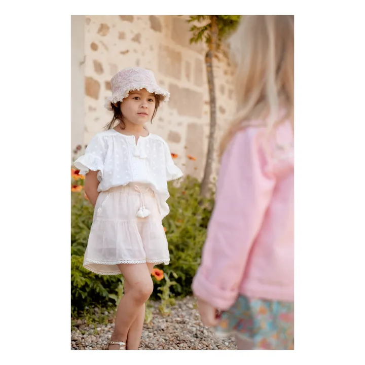 Louise Misha Blouse Feliza Plumetis | Blanc