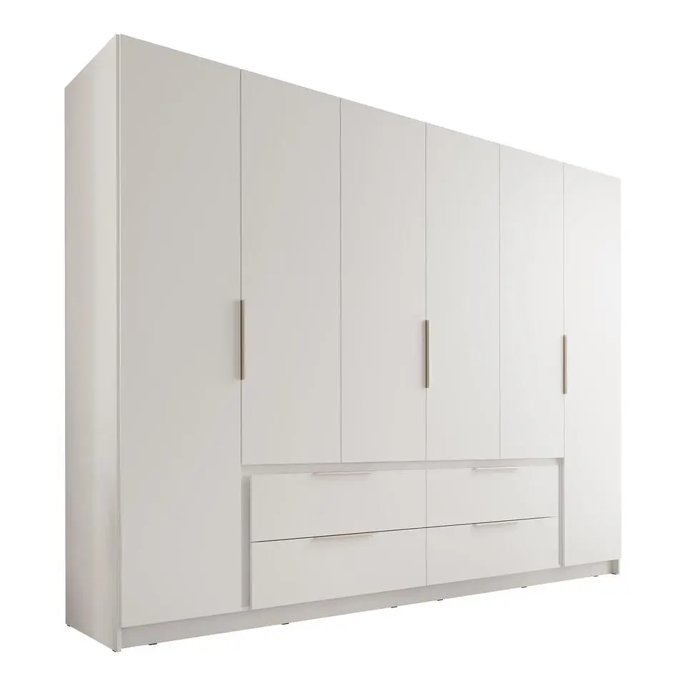 Meubella - Kledingkast Leipzig - Wit - 270 cm