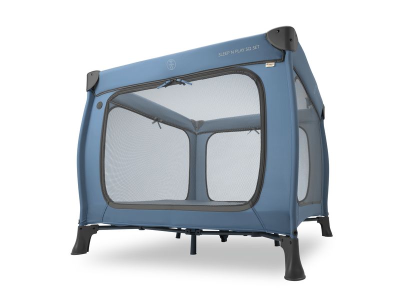 Hauck Reisebett Sleep N Play Dark Blue Laufgitter-Set: Bett mit vollwertiger Matratze