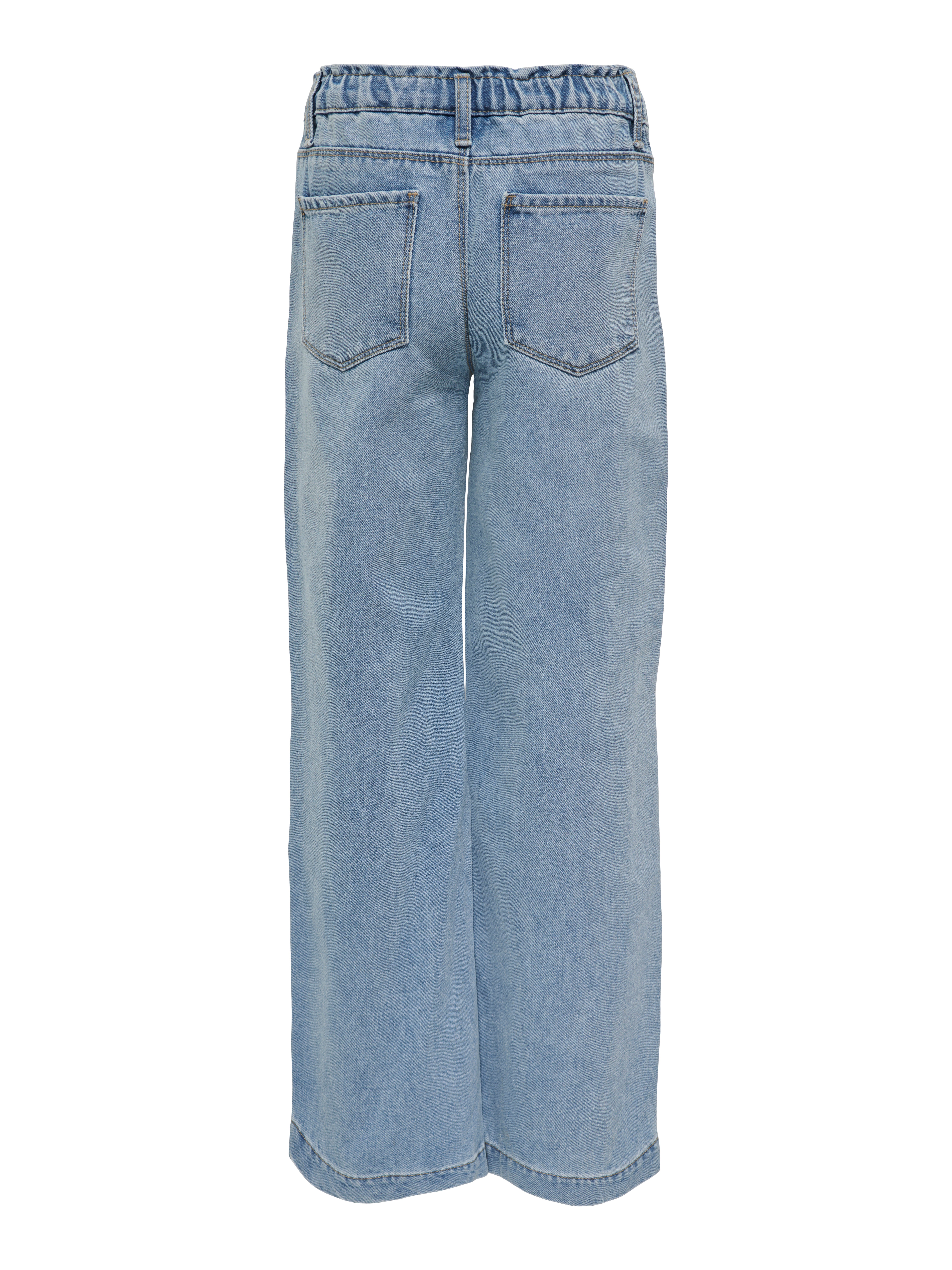 KOGCOMET Mittlere Taille Weiter Beinschnitt Jeans Light Blue Denim