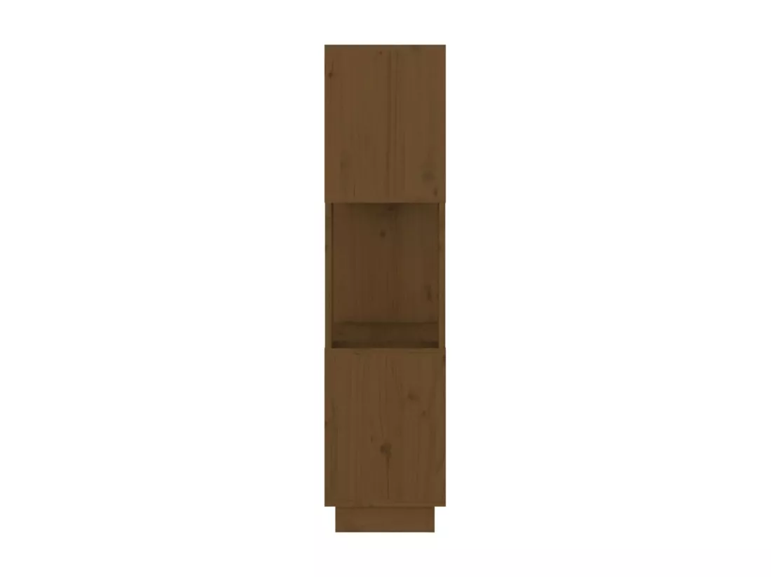 Bibliothèque/Cloison Marron miel 51x25x101 cm Pin solide
