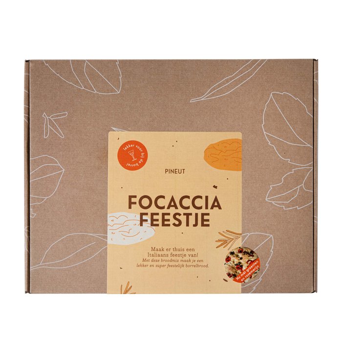 Bakmix Borrelbrood | Focaccia Feestje