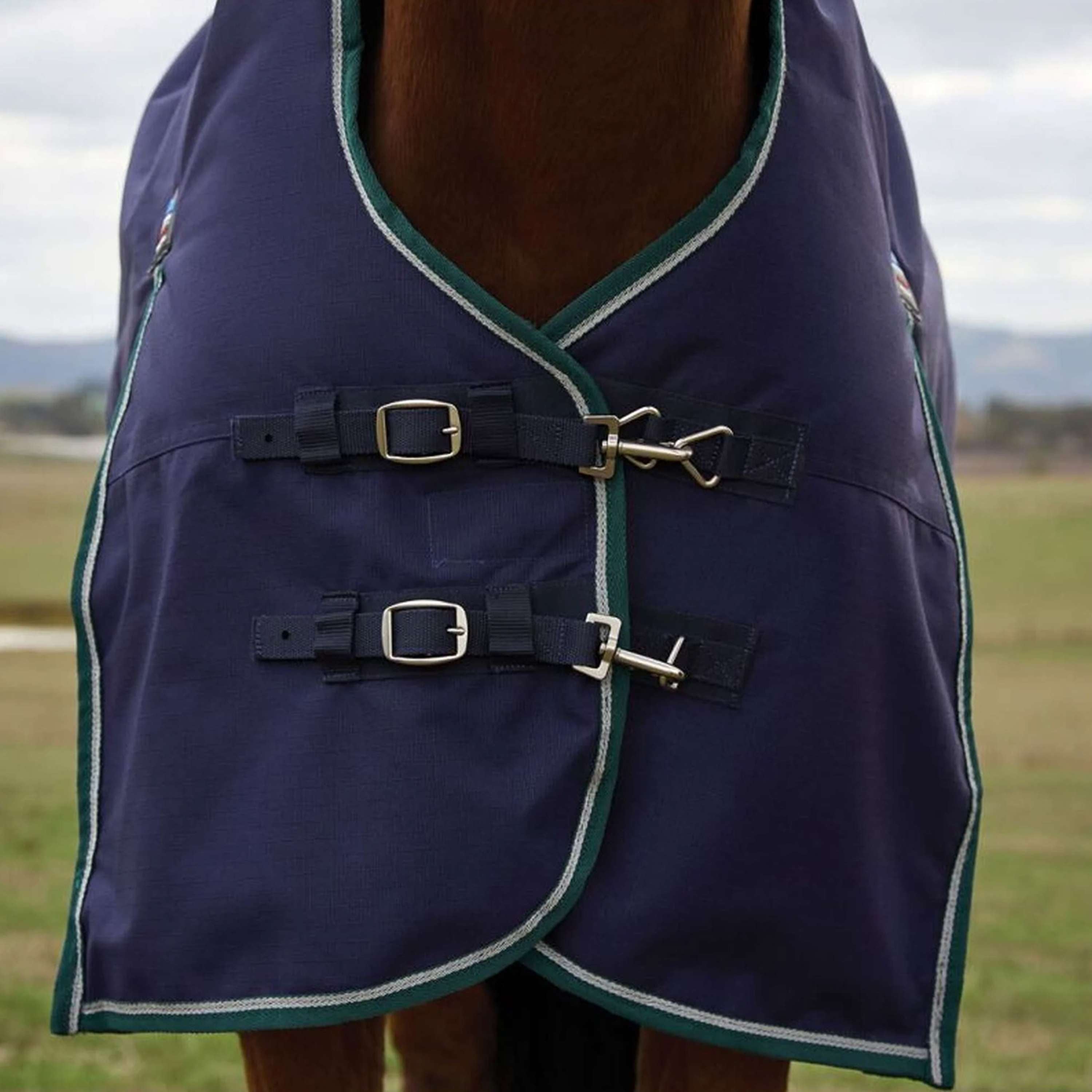 WeatherBeeta ComFiTec Plus Dynamic Turnout High Neck 100g Navy/Forest