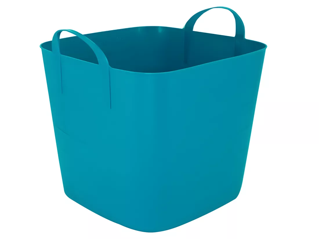 panier long 40l bleu 43 x 42 x 38,5
