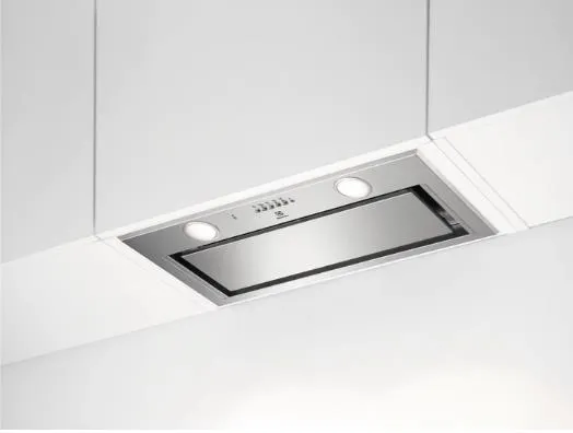Electrolux LFG716X - Hætte - tag - Niche - bredde: 49.3 cm - dybde: 27.3 cm - udtrækning og recirkulation (-) - rustfrit stål