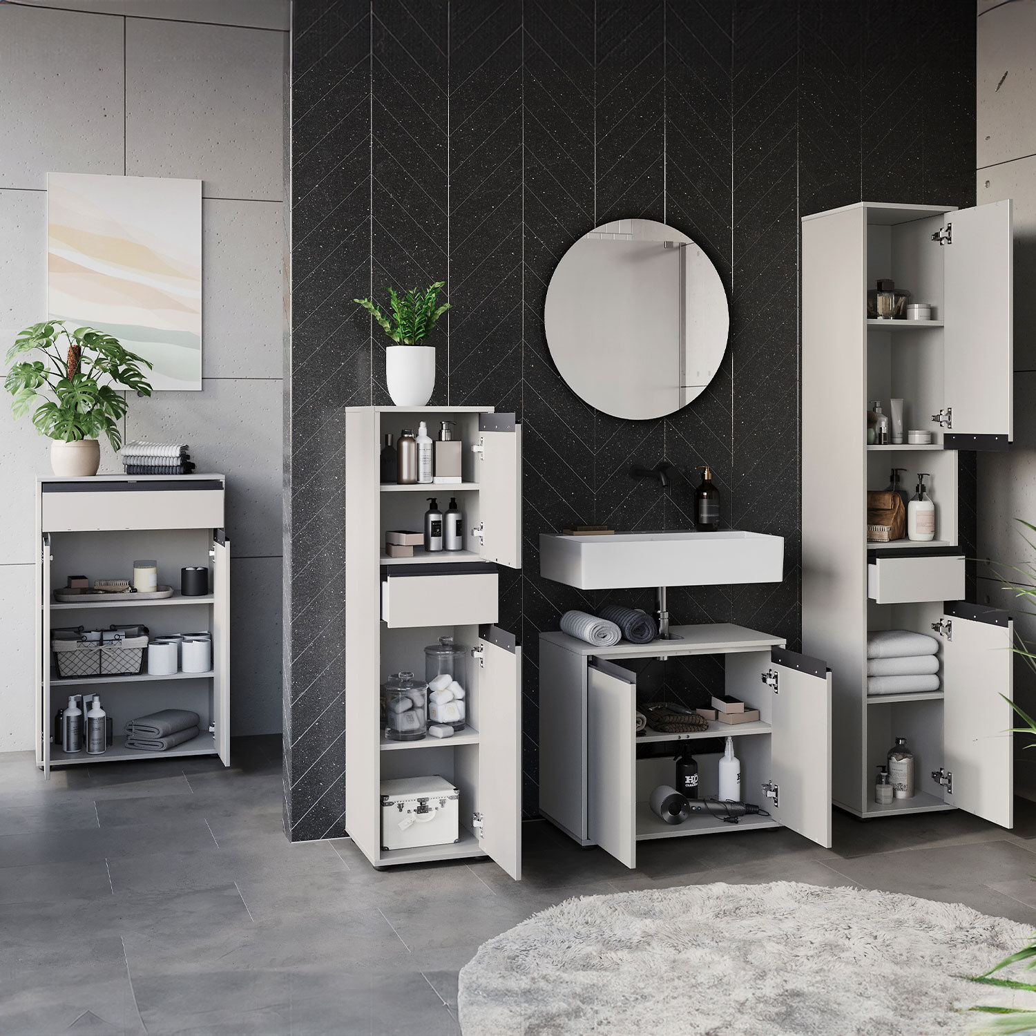 Badezimmer Kommode Lemon