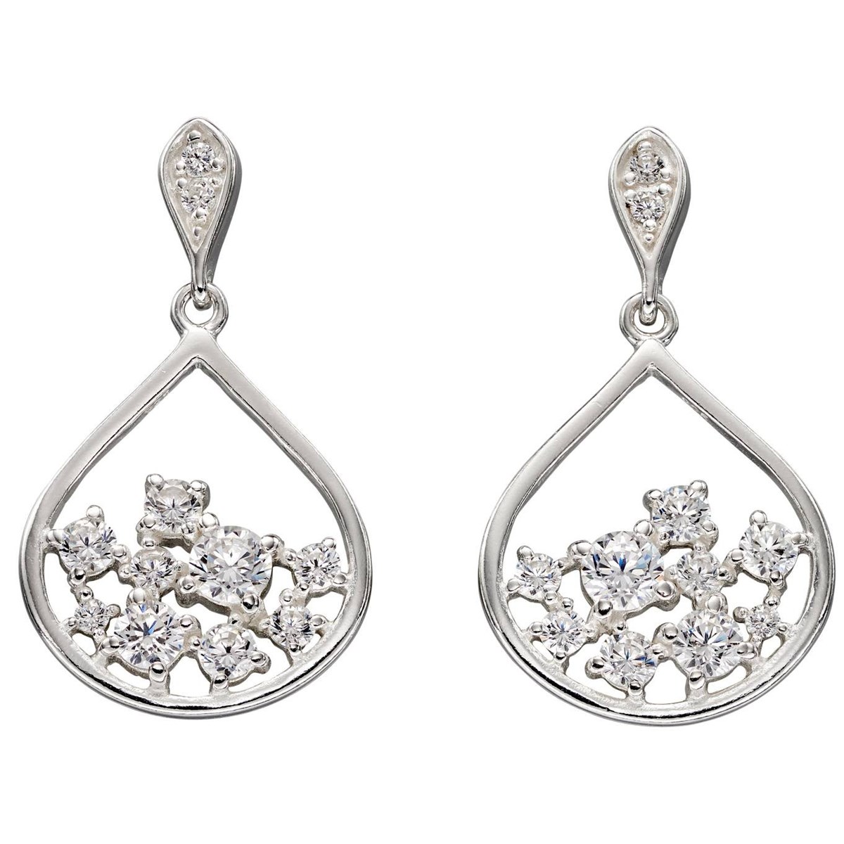 Boucle d'oreille en argent 925/1000