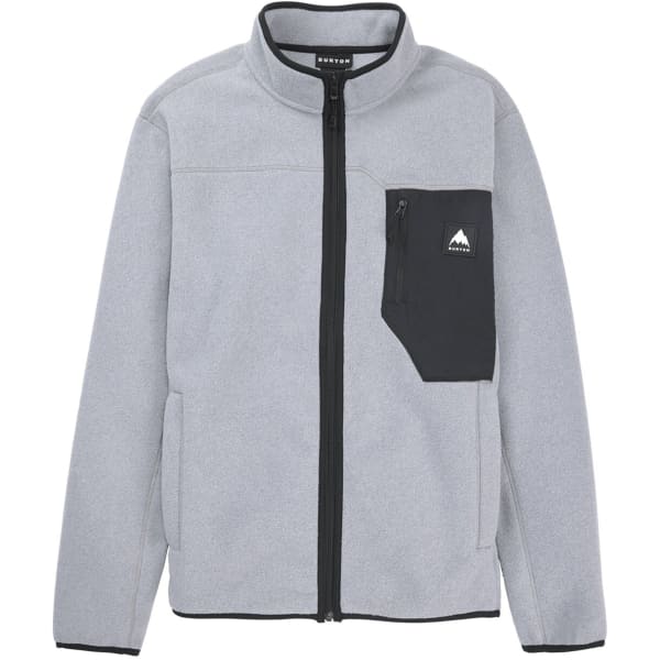 Veste polaire snowboard BURTON M CINDER FZ GRAY HEATHER