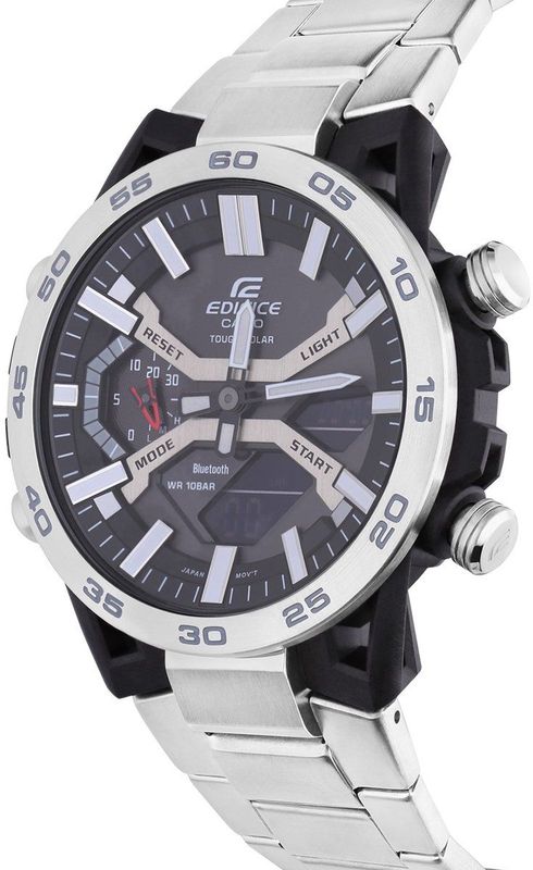 Casio Edifice Suspension ECB 2000D 1AEF Herenhorloge 51 Zilverkleurig