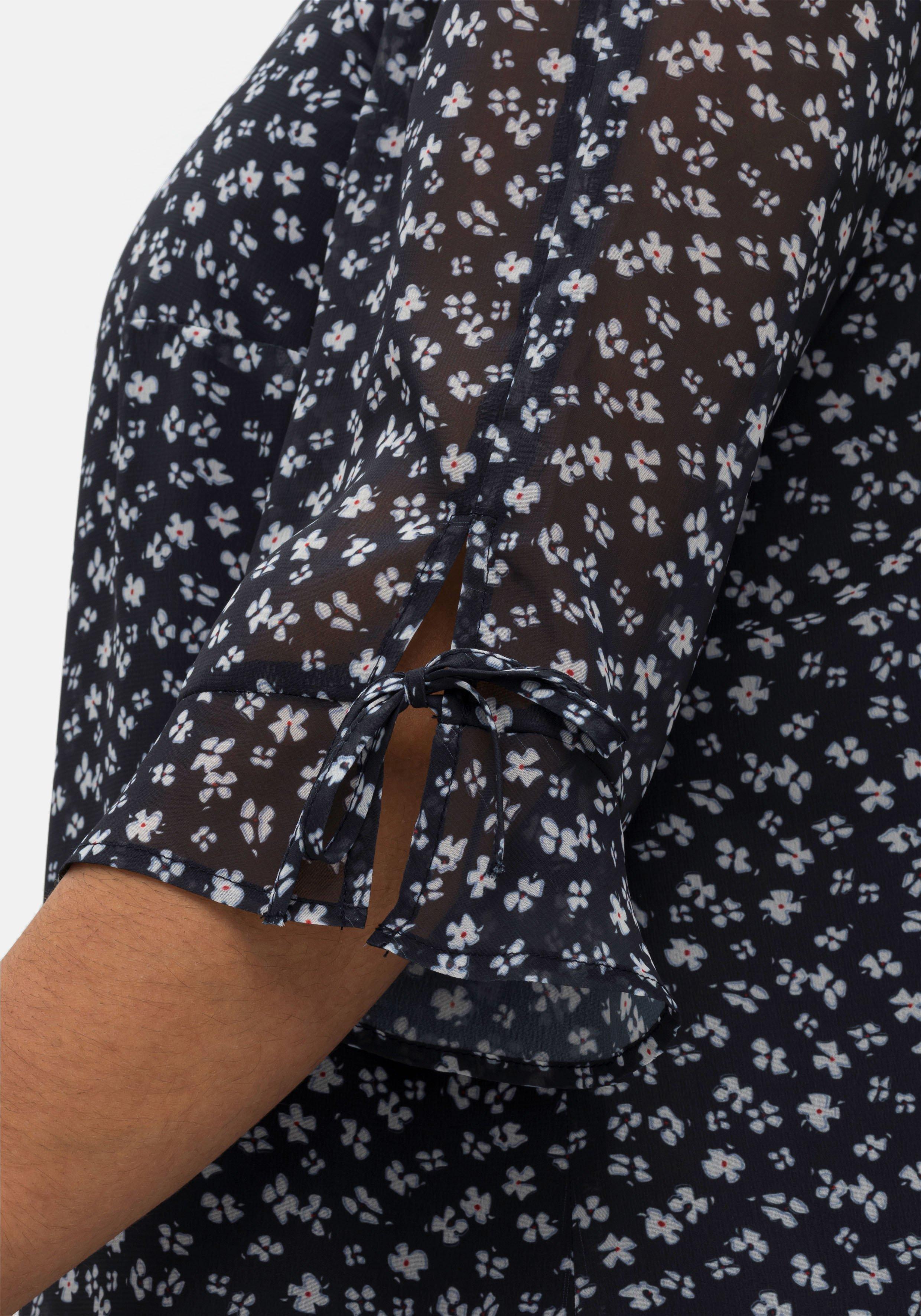 Chiffonkleid im Hängerchen-Stil, mit Millefleursprint