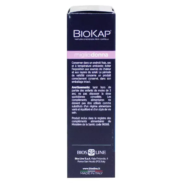 Biokap Traitement Anti-Chute pour Femme 60 capsules