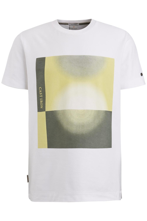 Cast Iron ecru heren t-shirt