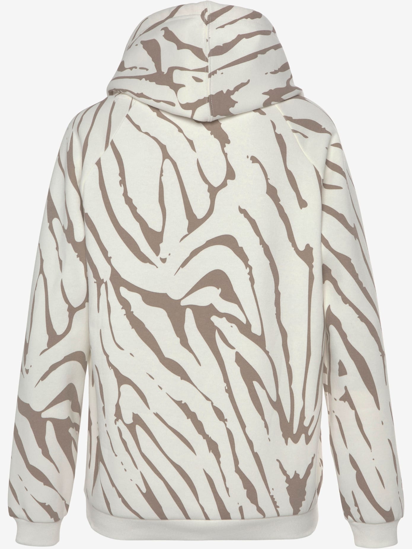 Sweatshirt à capuche avec motif zèbre