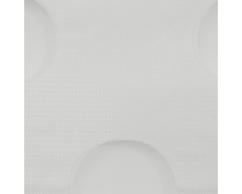 Lichtblick dubbel rolgordijn, rond, zonder boren, 45x150 cm, wit, inclusief klembeugels