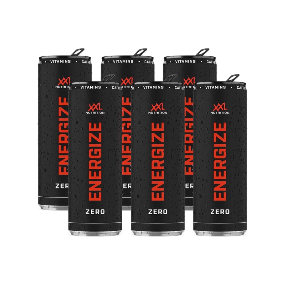 XXL Nutrition Energize! Energy Drink – Black – Zero (6 X 330 ml)