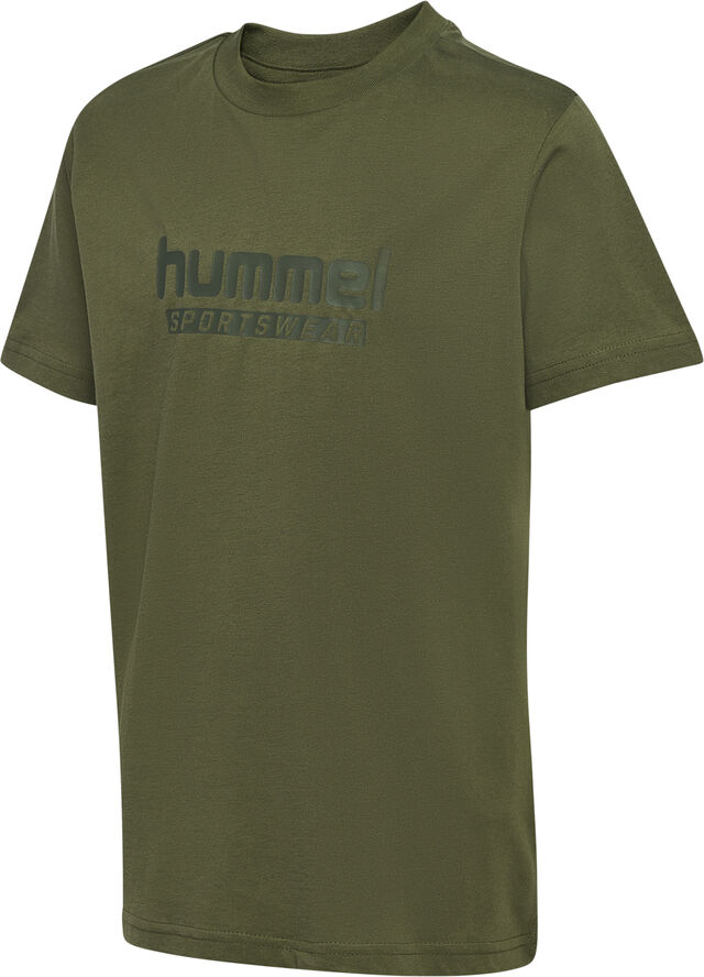 Hummel hmlJR BASE T-SHIRT S/S Winter moss
