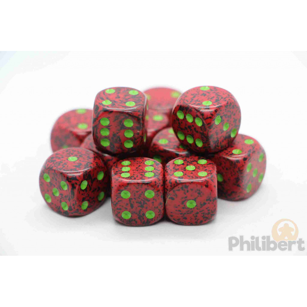 Set de 12 Dés 6 Faces Speckled
