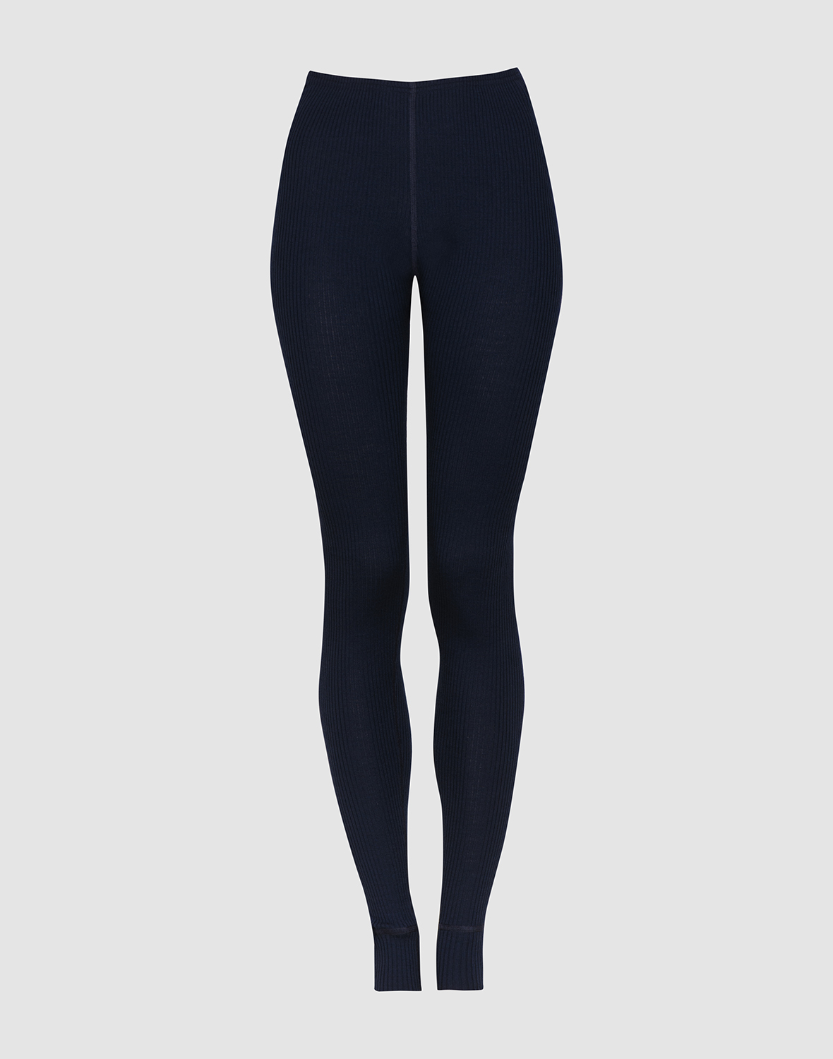 Legging van merinowol voor dames in Retro-rood