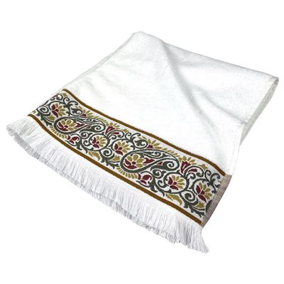 Linge de toilette liteau arabesque - 450 g/m²
