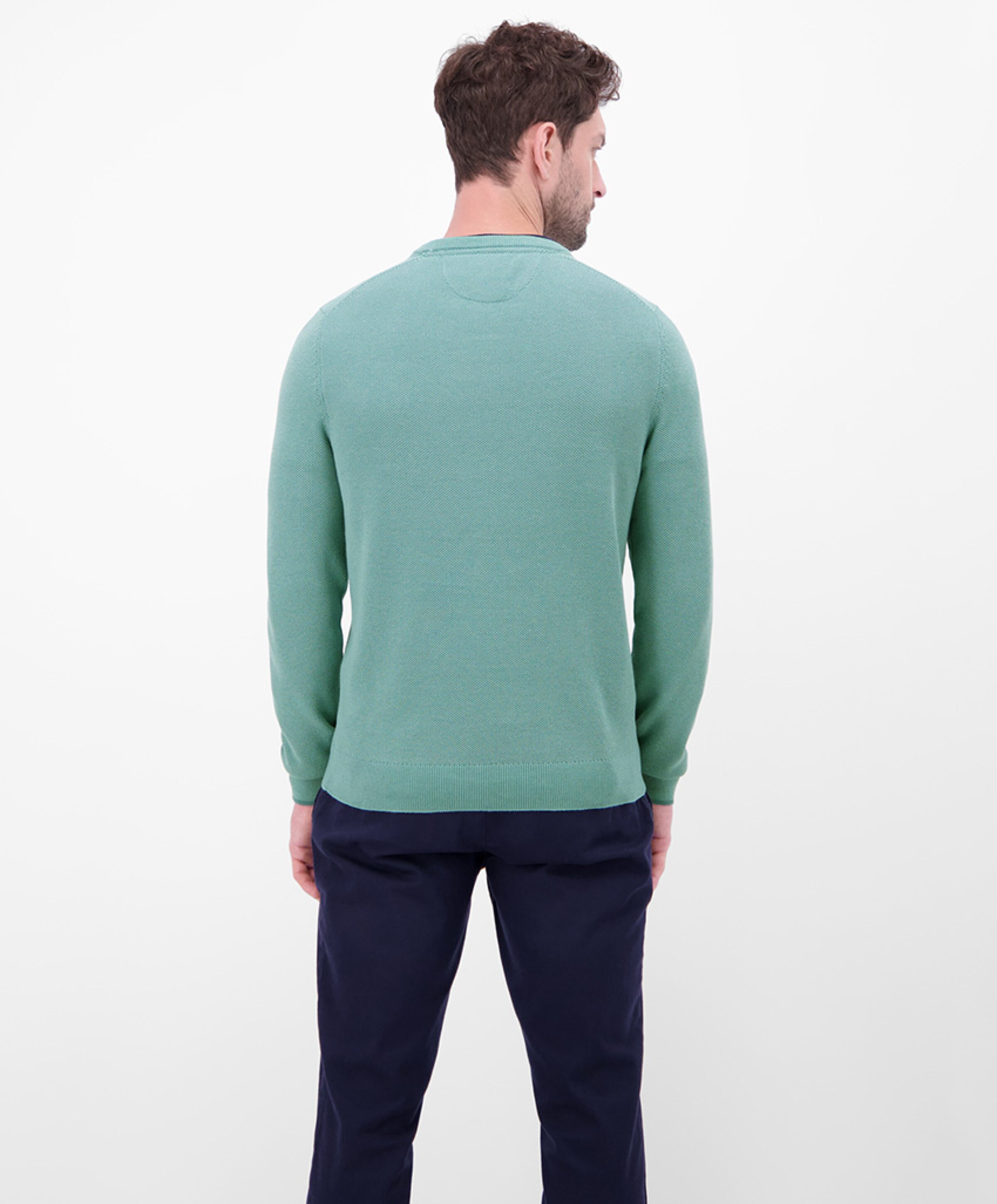 Lerros Heren trui blauw