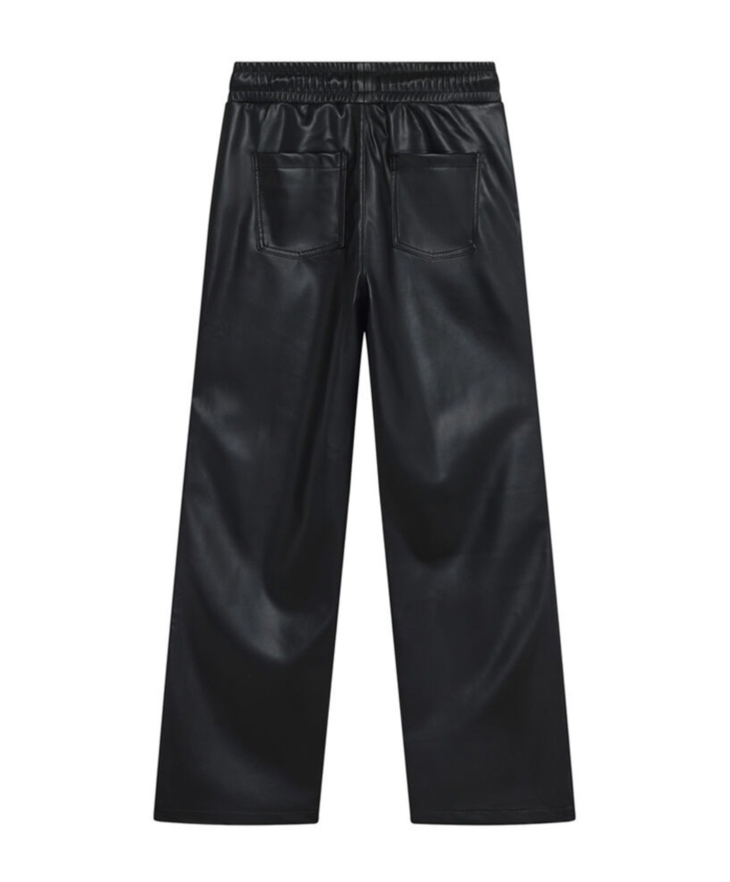 Indian Blue Jeans Vegan Leather jongens broek zwart