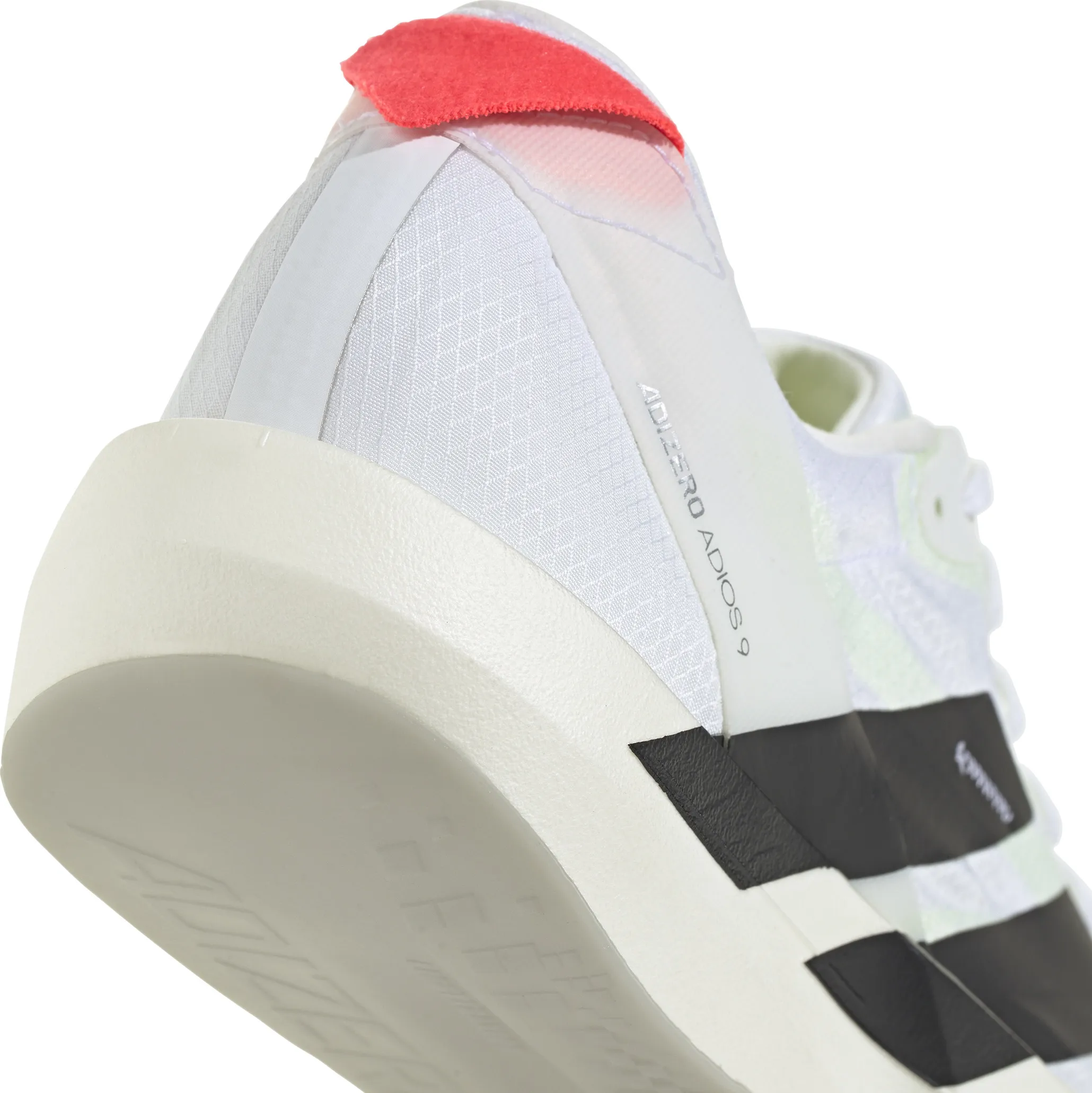 Adidas Men's Adizero Adios 9 Cloud White/Core Black/Lucid Red