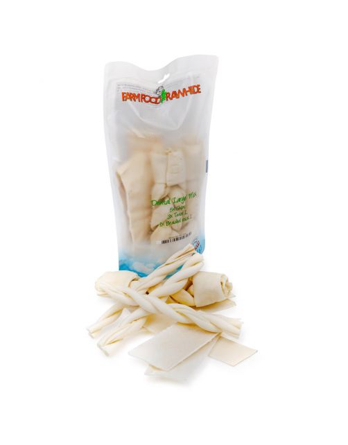 Farm Food Rawhide Dental Large Mix - Hondensnacks - Rund 9 stuks