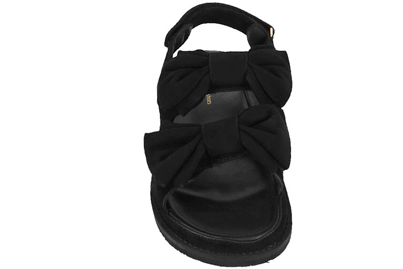 COPENHAGEN SHOES - COME TO ME SUEDE BLACK SANDAL