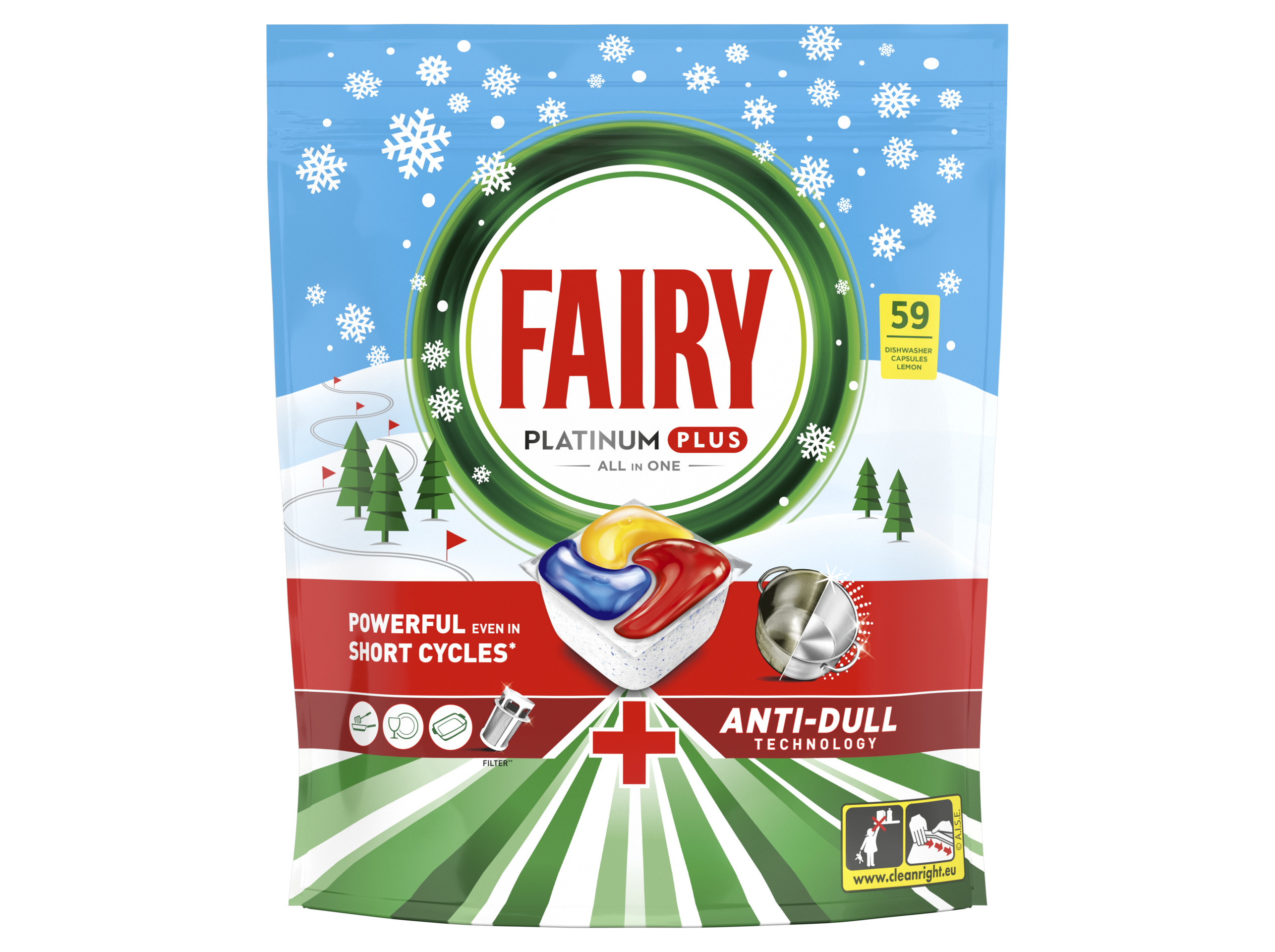 DETERGENTE LOIÇA MÁQUINA FAIRY PLAT PLUS LIMAO 59 DOSES