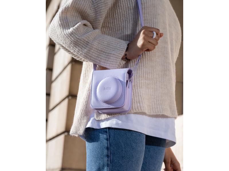Fujifilm Kameratasche Instax Mini 12 Violett Kompakte Tasche für Instax Mini 12