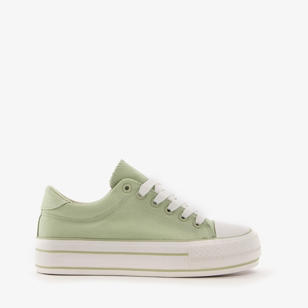 Blue Box dames sneakers met plateauzool