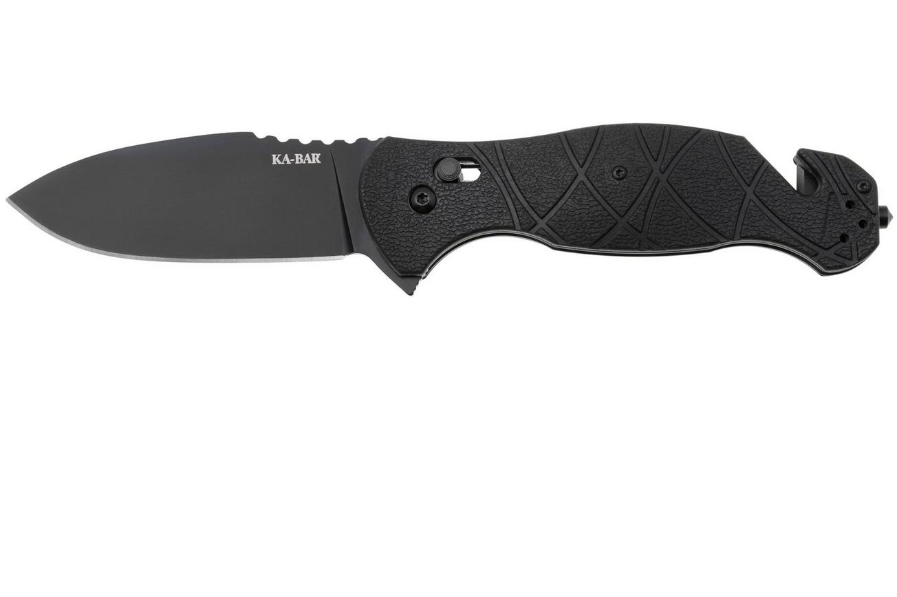 KA-BAR Coytu 3085 Black AUS8A, Black GRN, zakmes