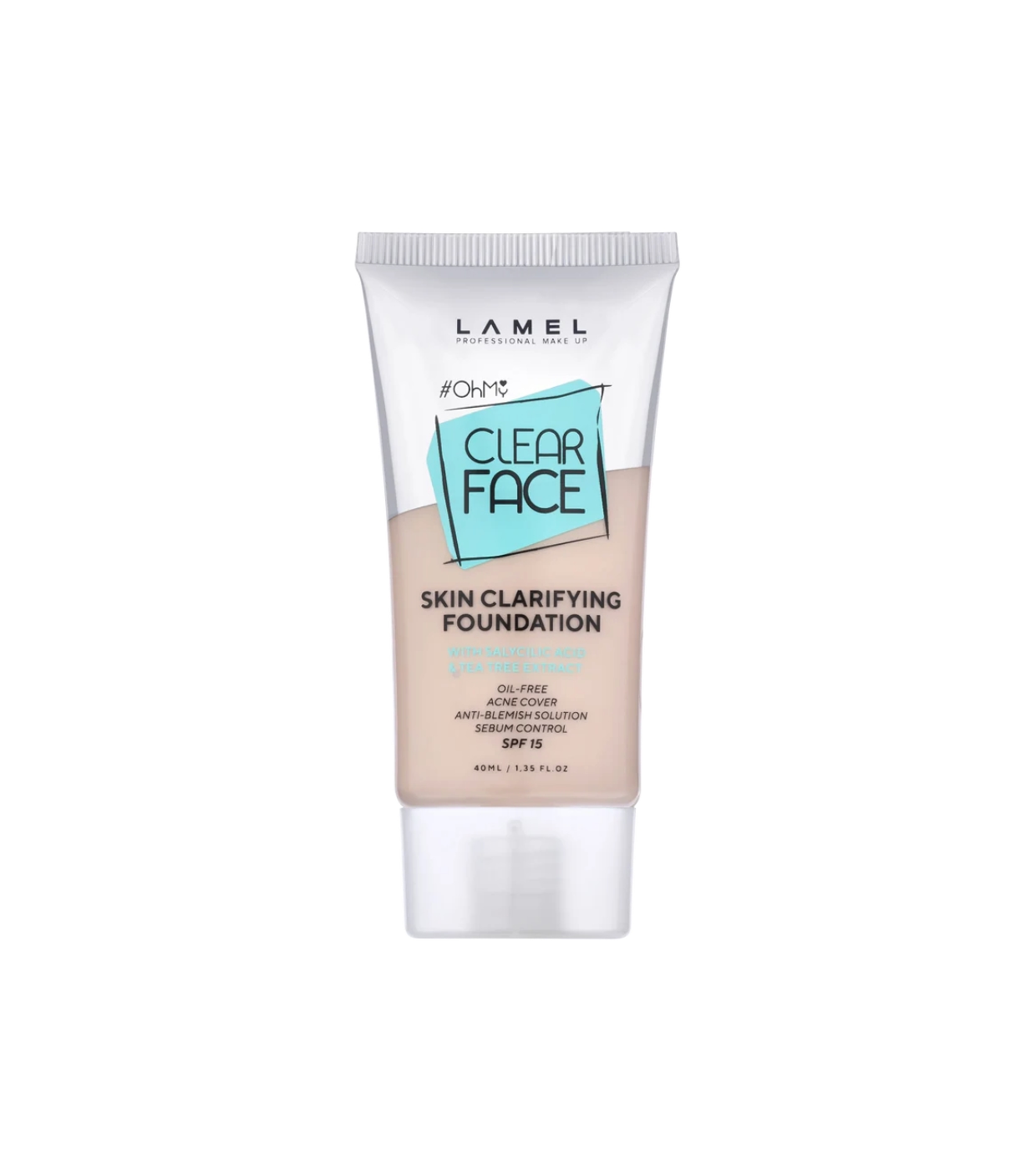 Lamel - Base de Maquiagem Oh My Clear - 402: Deep beige