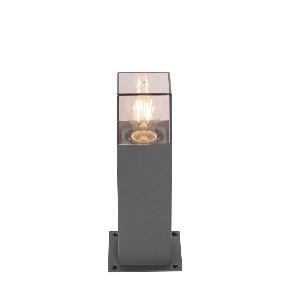 Buitenlamp 30 cm antraciet met grondpin en kabelmof - Denmark