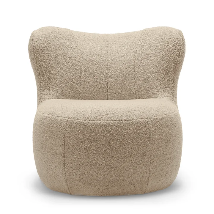freistil - 173 Sessel (Teddy Edition), steingrau (6532)