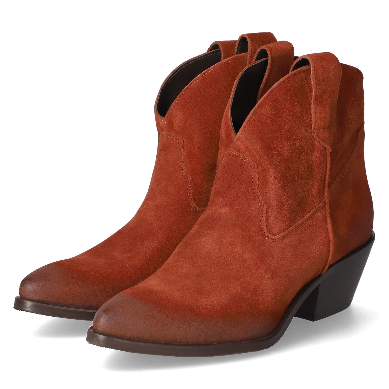 LAZAMANI Westernstiefelette  - rust