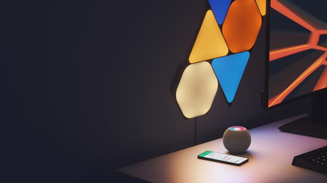 Nanoleaf Shapes Ultra Black Hexagon startersæt (9 paneler)