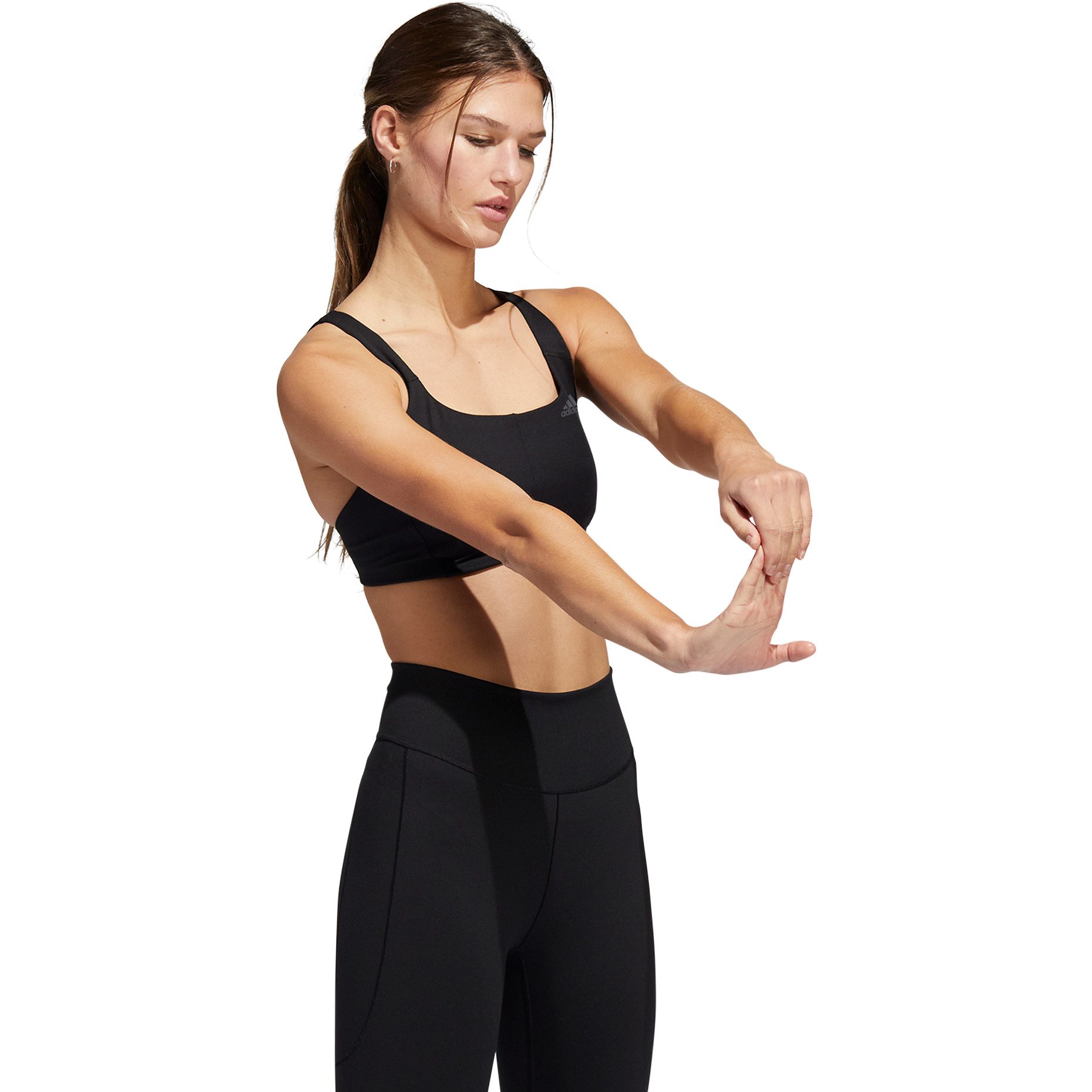 adidas CoreFlow Medium-Support Sport-BH Damen schwarz