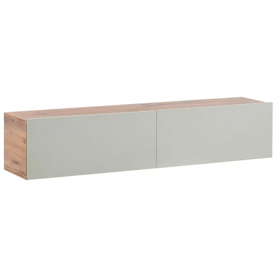 GLADSTONE - Wandgemonteerd TV-meubel - Lichtgroen- 140 cm - Vezelplaat