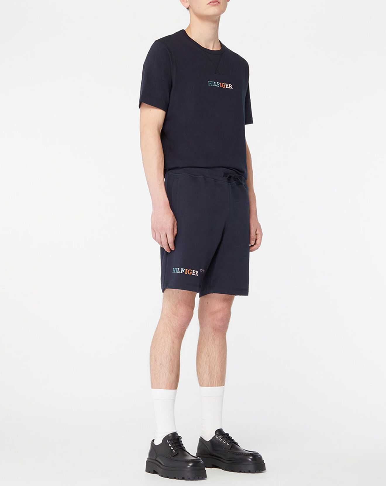 Tommy Hilfiger Short jogging Contrast Stitch bleu marine