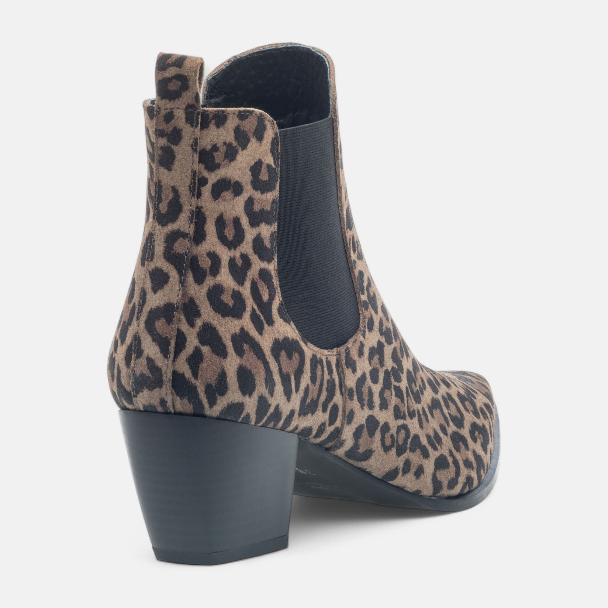 Santiags à talon Femme en cuir camel