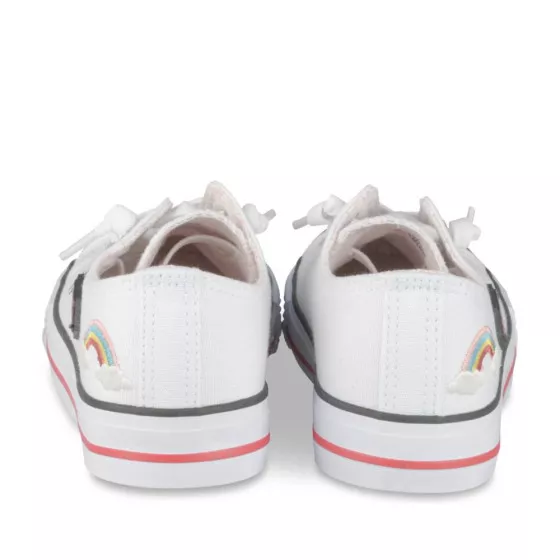 Baskets BLANC LOVELY SKULL