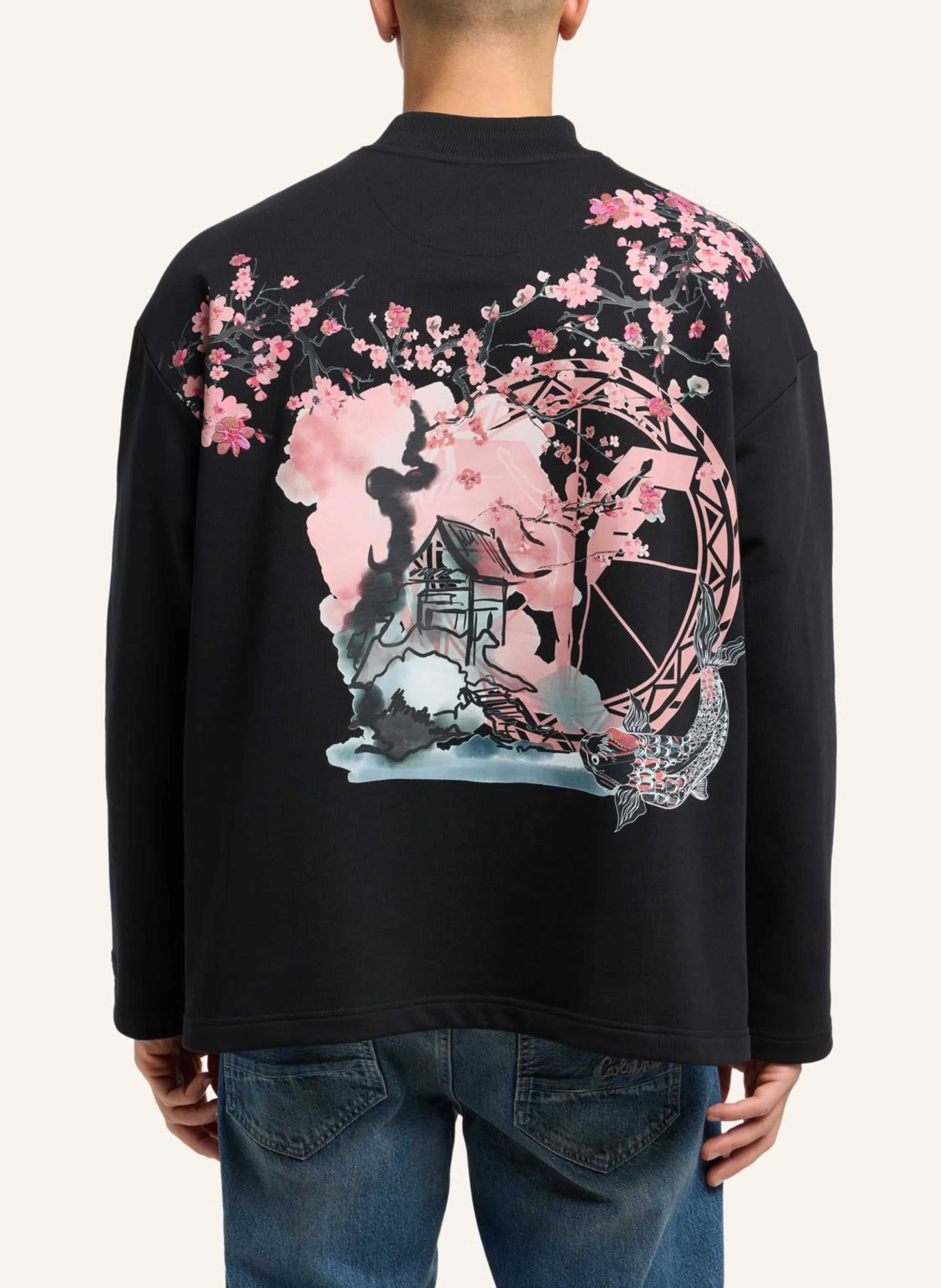 CARLO COLUCCI Unisex Sweatshirt - From Milano to Tokyo DRAGOGNA